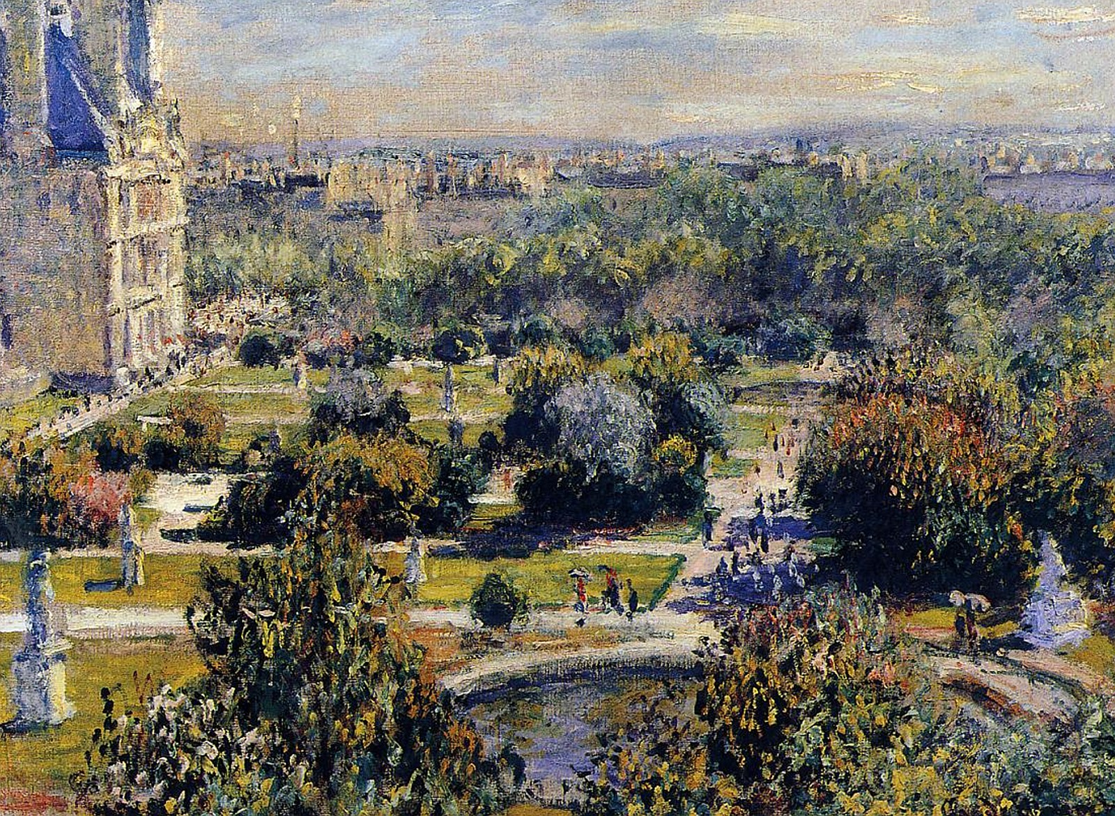 Клод Моне, „Тюйлери“, 1876 г.