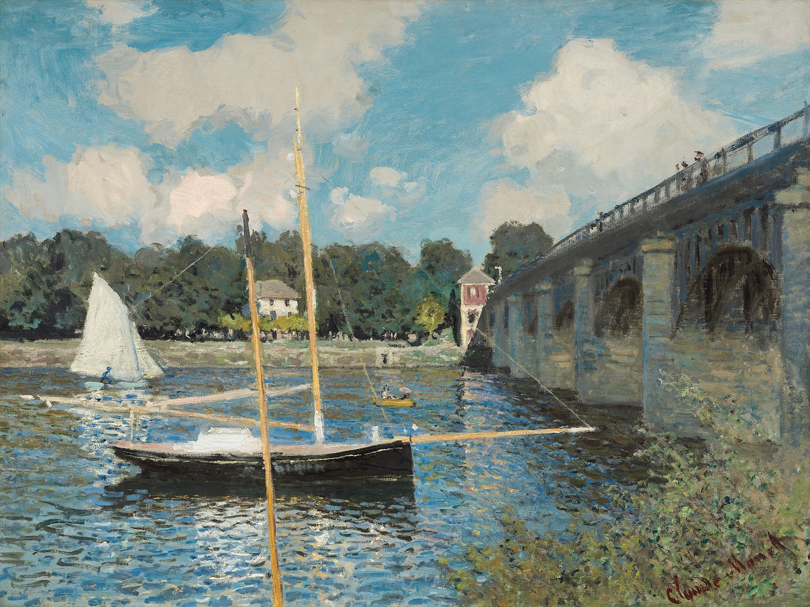 Клод Моне, „Мостът в Аржантьой“, 1874 г.